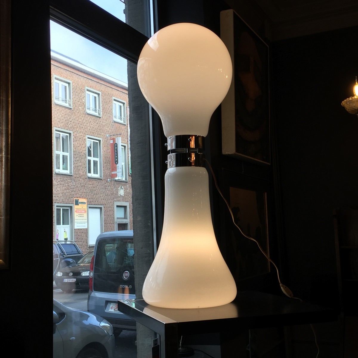 Large Floor Lamp Carlo Nason for Mazzega ITALY Circa 1970