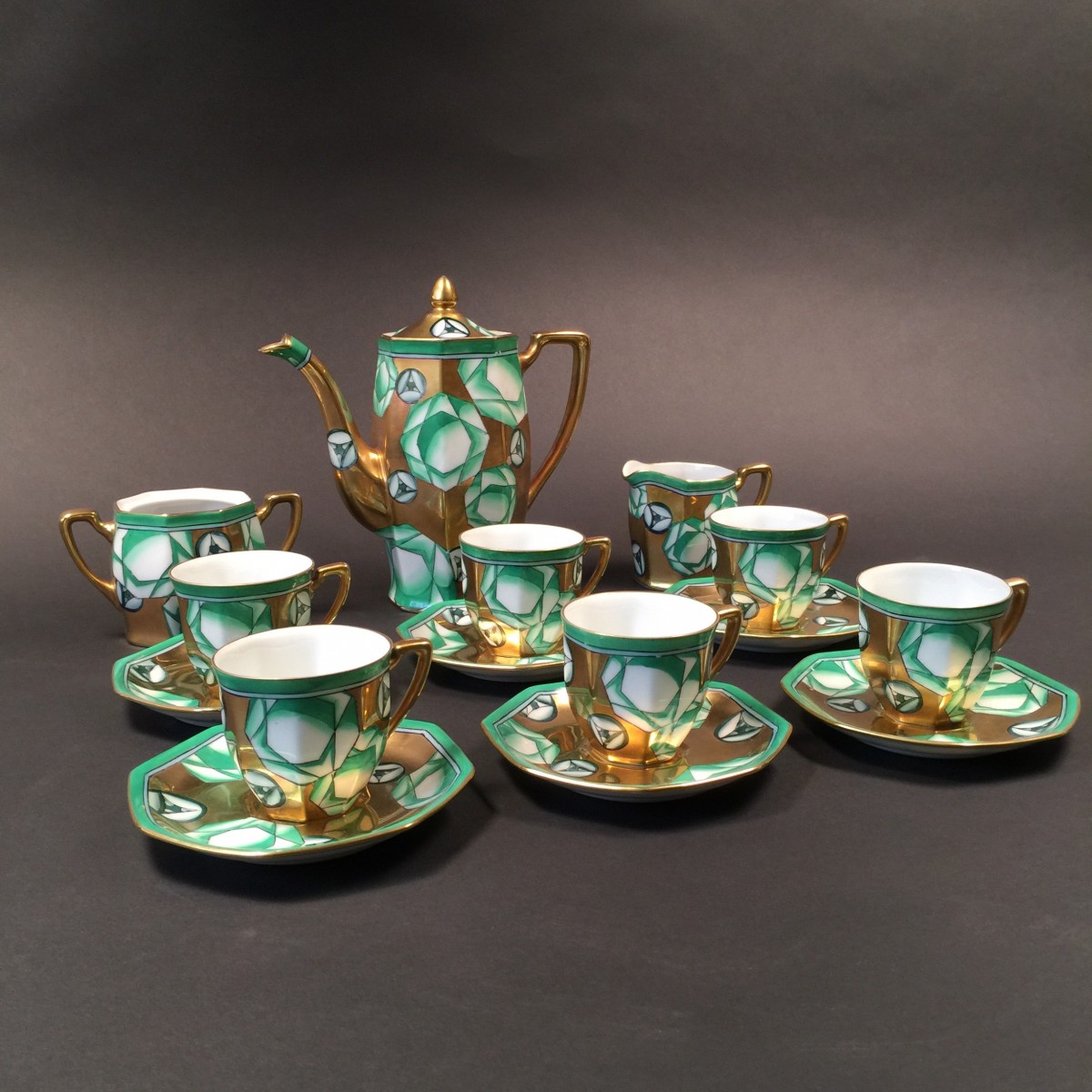 Noritake "Service à café ou thé" Art Déco 1922 - Frères ...