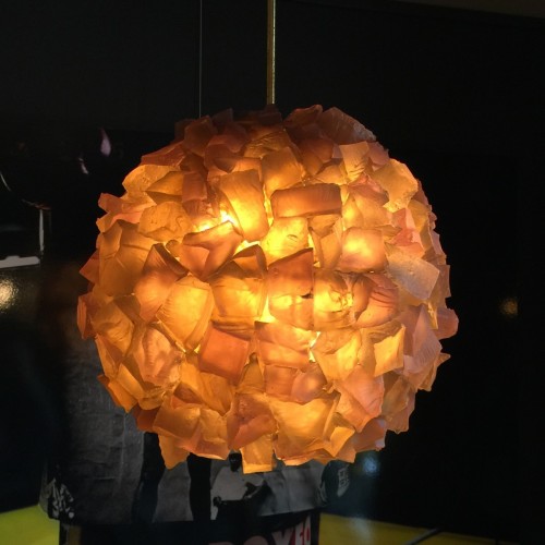 Gaetano Pesce Style - Original Resin Chandelier with Crystalstone Imitation from the 60's
