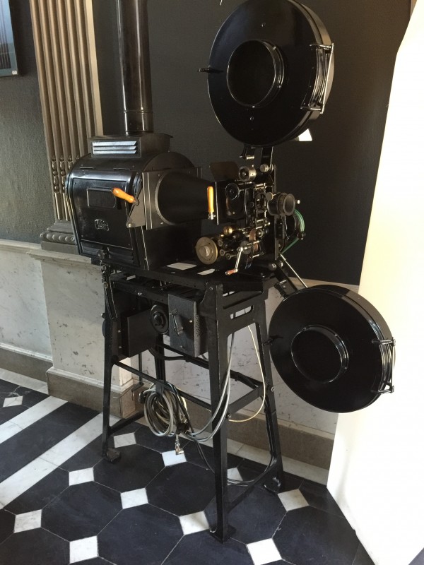 Pair of large 35mm sound projectors of cinema / film Zeiss IKON