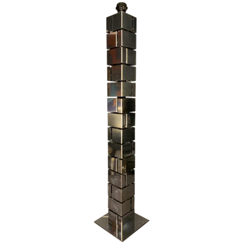 CURTIS JERÉ, Building / Skyscraper Lampadaire / Lampe sculpture Brutaliste, 1960s