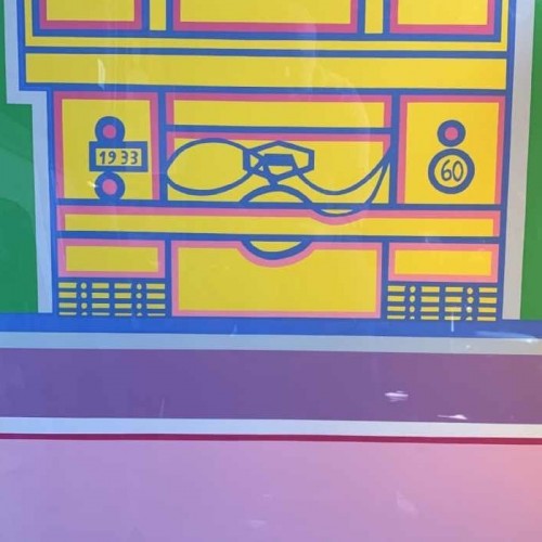 LOUIS-MARIE LONDOT "The Yellow Rocker Truck" Pop'Art Serigraphy, 1975