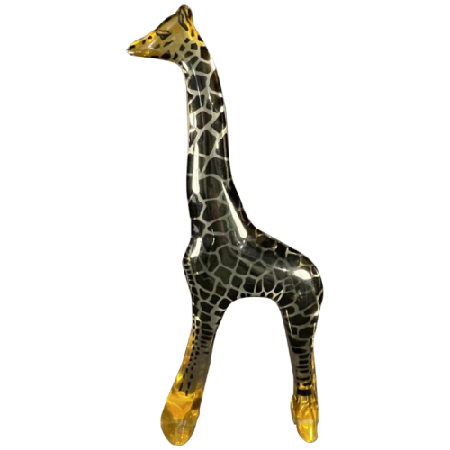 ABRAHAM PALATNIK ' Large Giraffe " Kinetic Lucite Resin Animal Sculpture, 1960s