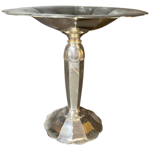 SUE & MARE pour O. GALLIA CHRISTOFLE, Coupe Art Nouveau / Art Déco, Métal Argenté, 1920s