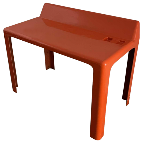 Bureau Orange " GINGER " de PATRICK GINGEMBRE pour PAULUS SPDM, Polyester fibre de verre, 1970s