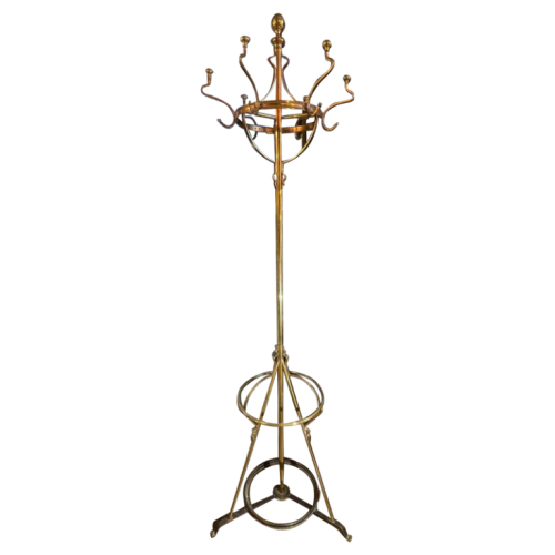 Porte Manteau Perroquet Art Nouveau Arts & Crafts Jugendstil, Bronze & Acier, ca 1900