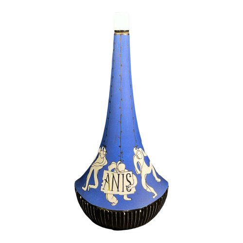 SO RE DA " ANIS " bouteille parlante en porcelaine, céramique espagnole ca 1950