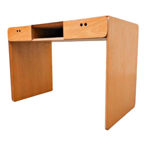 Derk Jan de Vries, bureau / coiffeuse en hêtre, design moderniste, ca 1980s