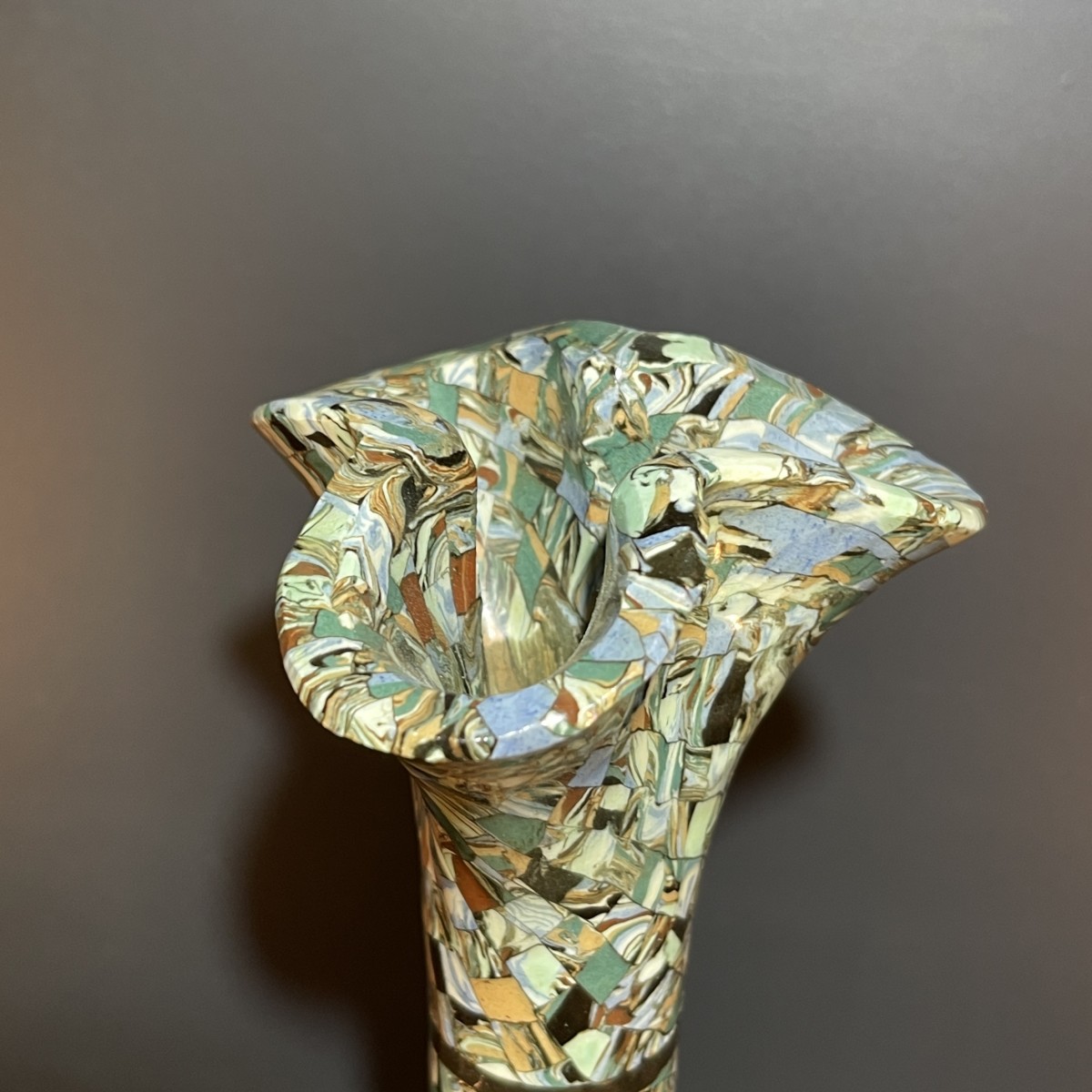 JEAN GERBINO for VALLAURIS (46cm) large ceramic vase, nerias