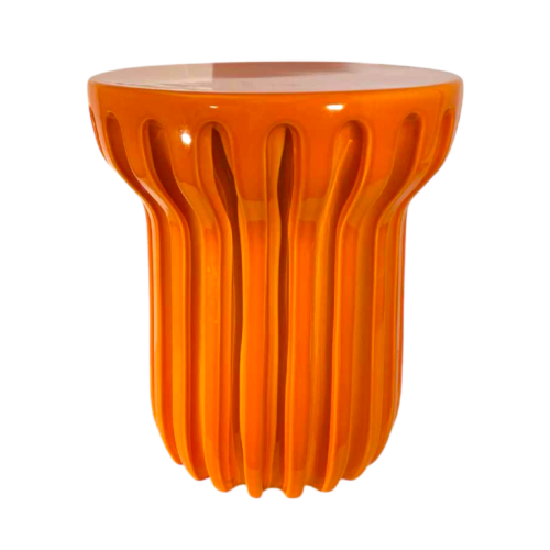 Cédric Ragot pour Roche Bobois 'Radian' table basse d'appoint en céramique, design contemporain